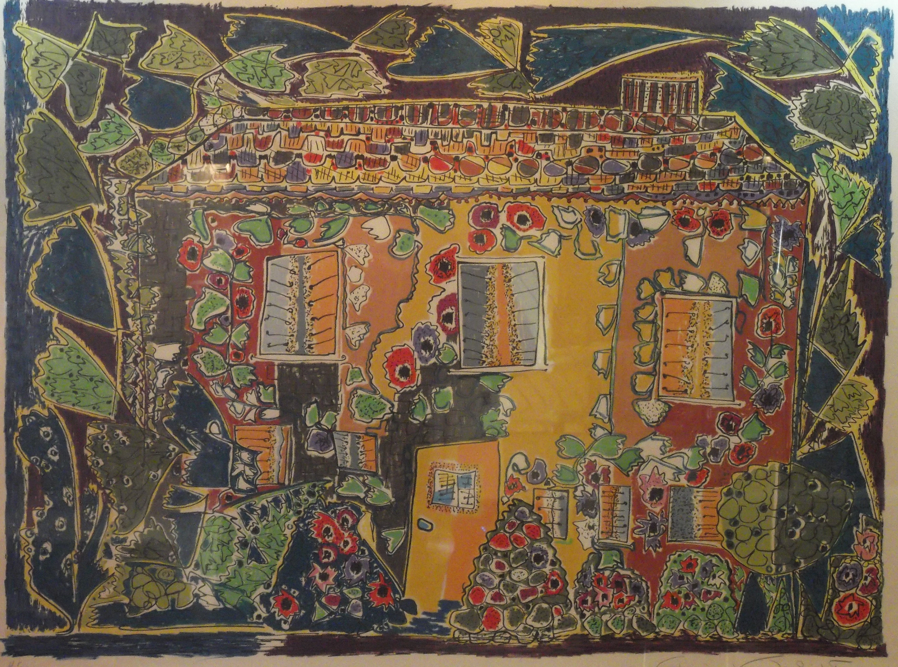 Gloria Vanderbilt lithograph