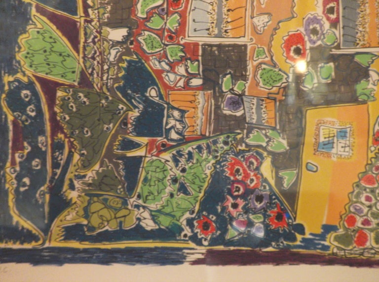 Gloria Vanderbilt lithograph In Excellent Condition In Delray Beach, FL