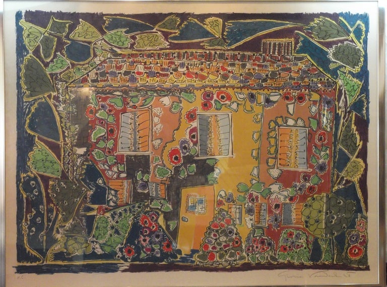 Late 20th Century Gloria Vanderbilt lithograph