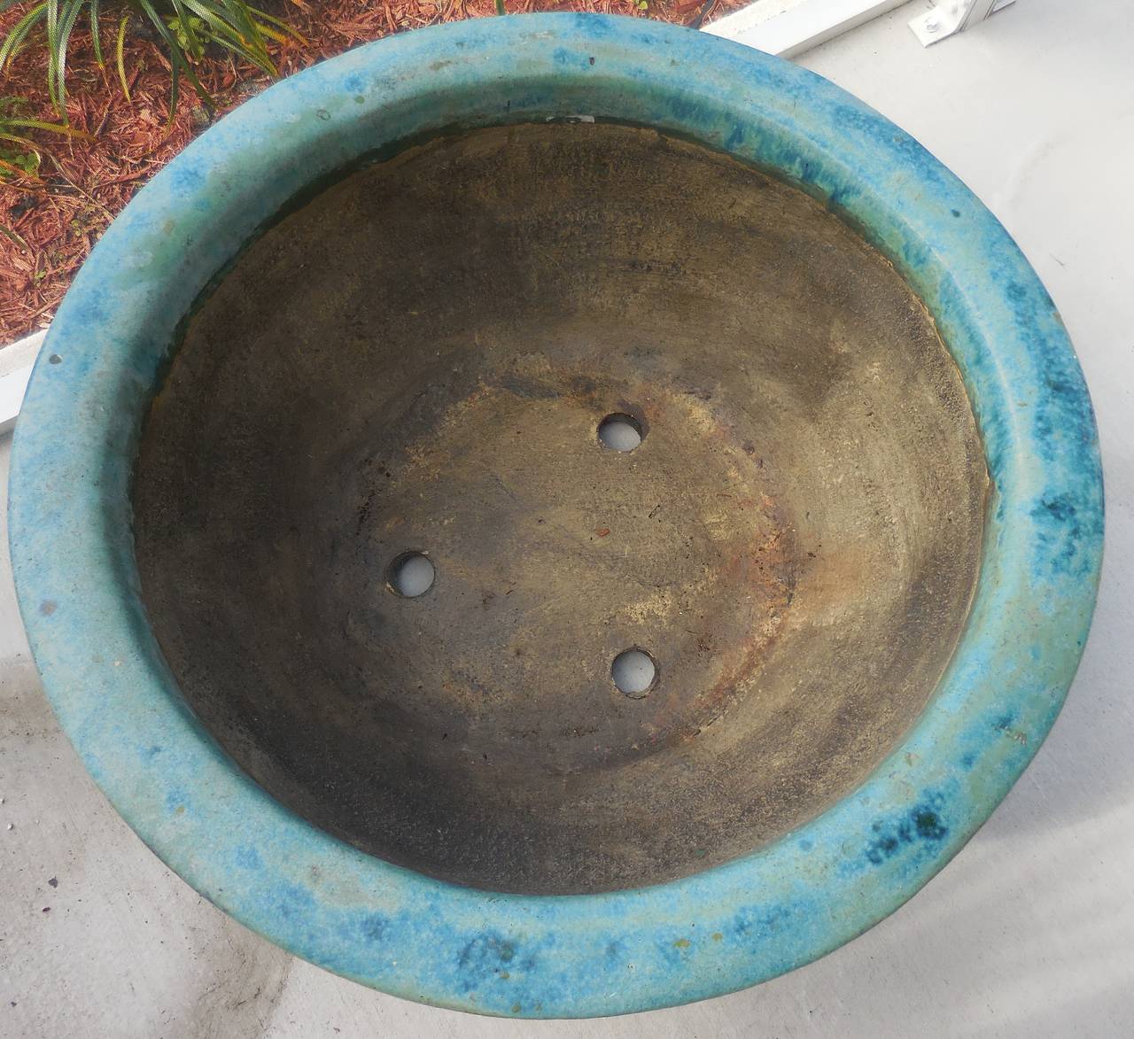 Chinese Ceramic Large Garden Planter In Good Condition In Delray Beach, FL