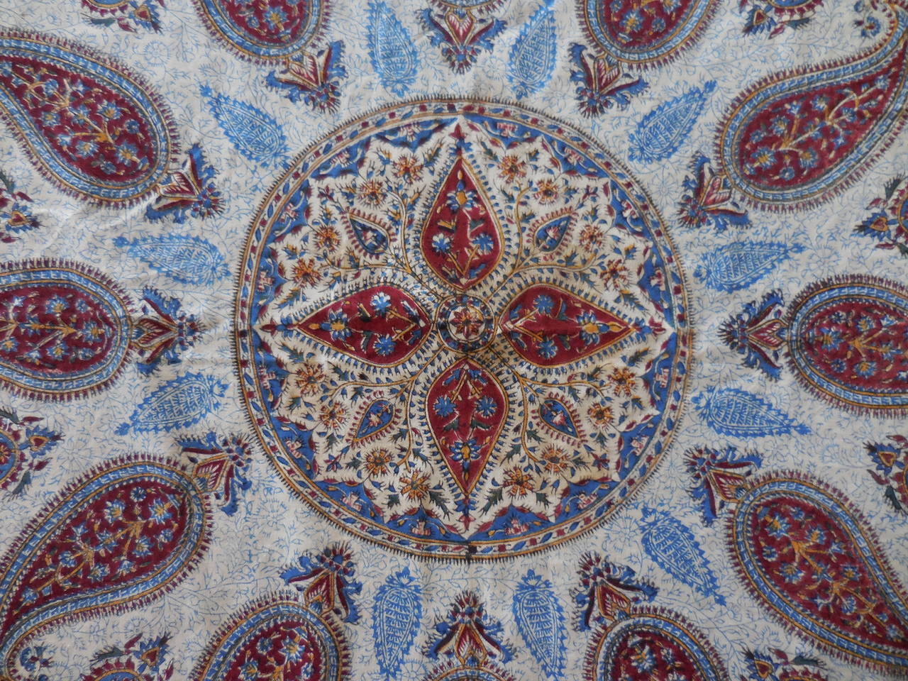 Large Old Persian Batik Textile 2