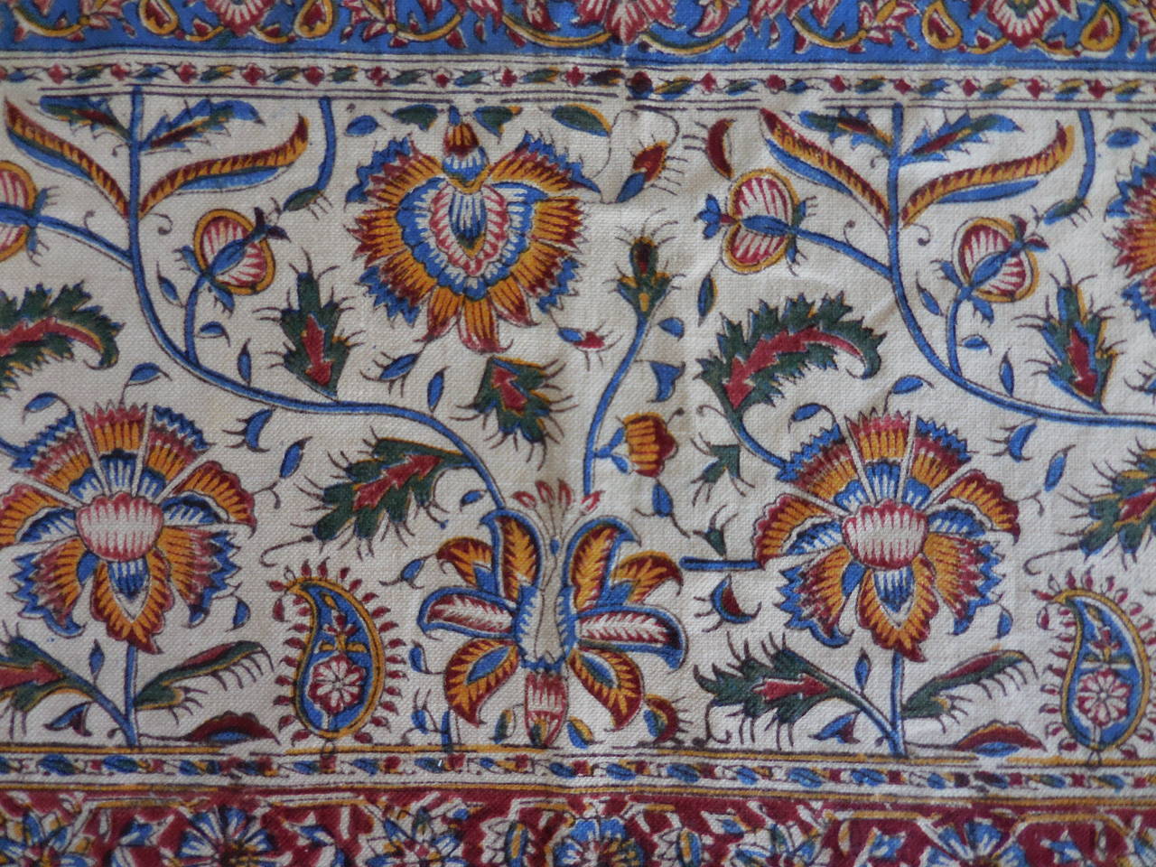 Large Old Persian Batik Textile 3