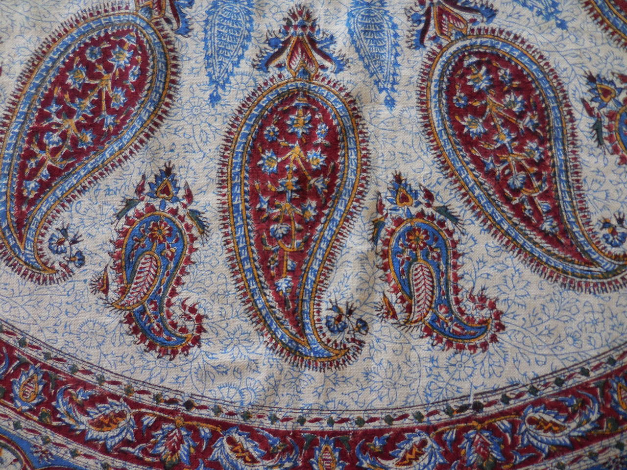 Large Old Persian Batik Textile 5