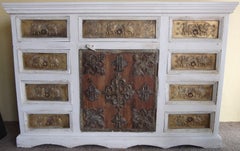 Exquisite Hand-Carved Indian Wood Console