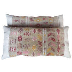 Pair of Embroidery pillows