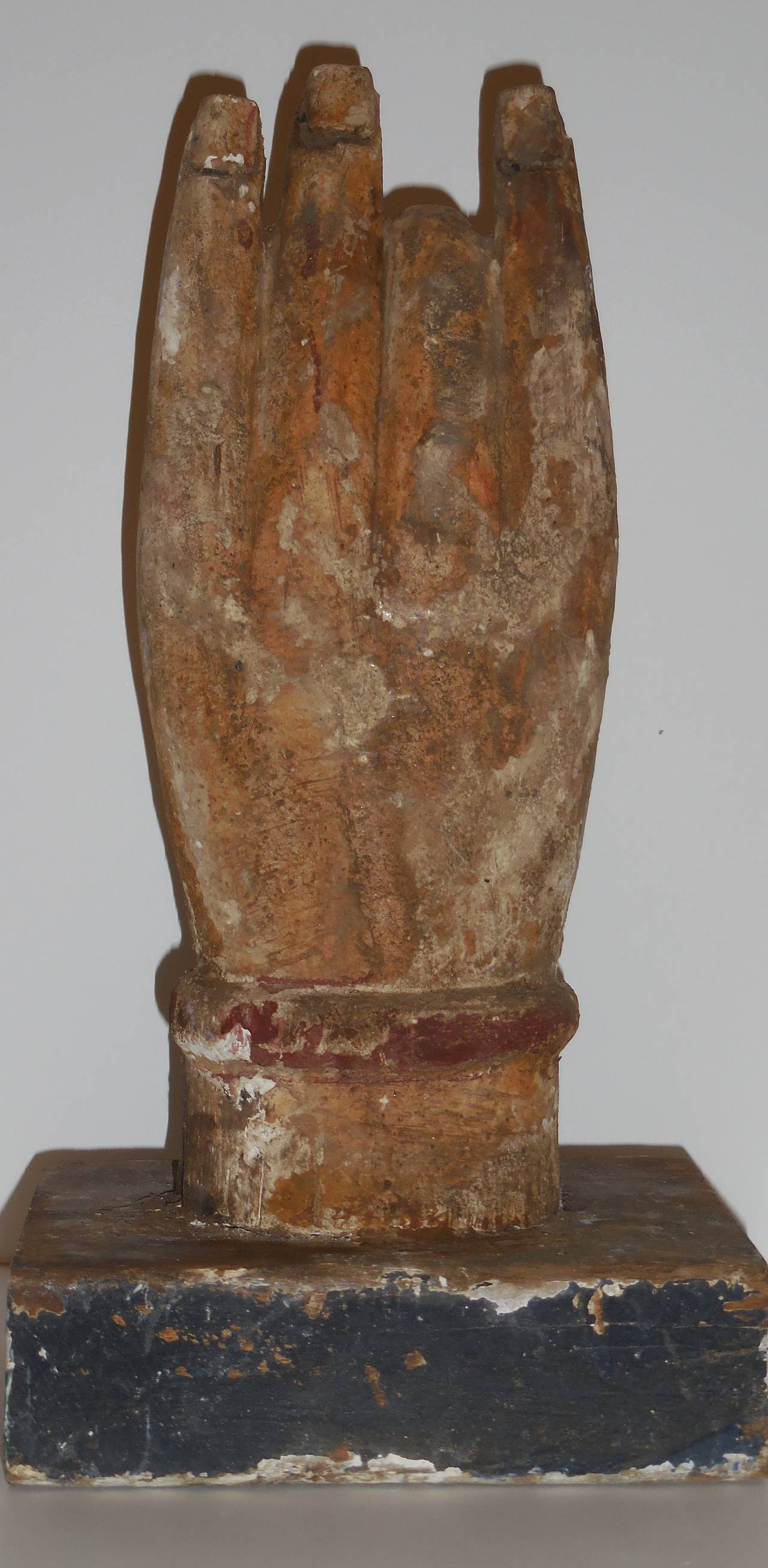 1960 Hand-Carved Chinese Hand Sculpture 5