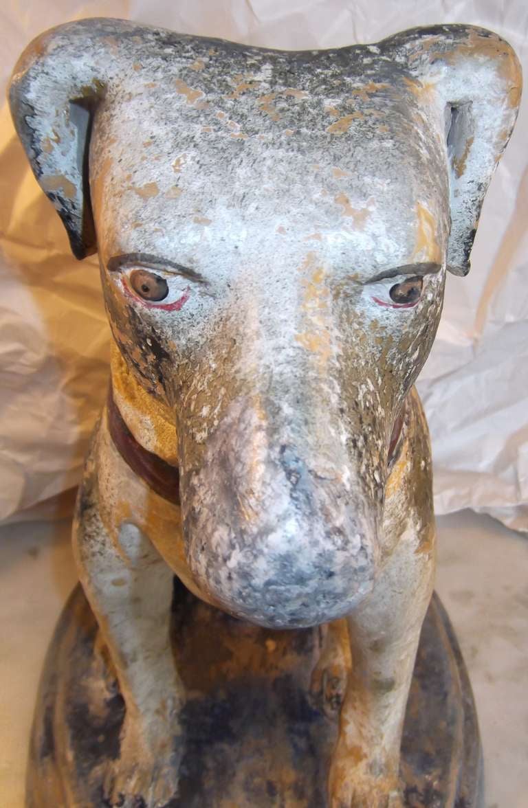 Grand chien en papier mâché 2