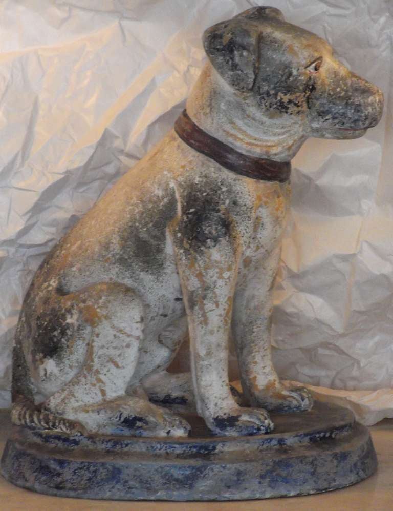 Grand chien en papier mâché 3