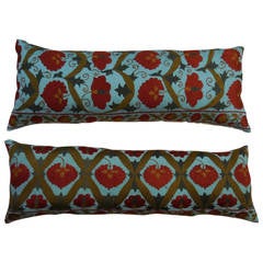 Pair of Hand Embroidered Suzani Pillows