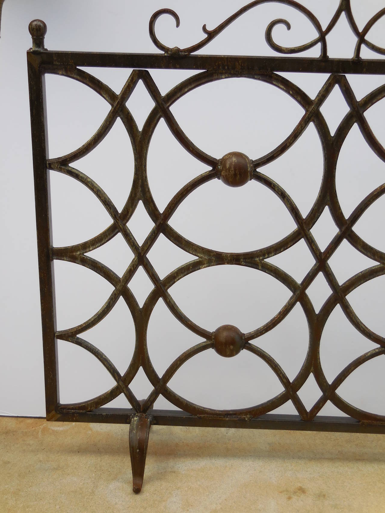 Cast Iron Fireplace Screen