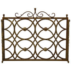 Iron Fireplace Screen