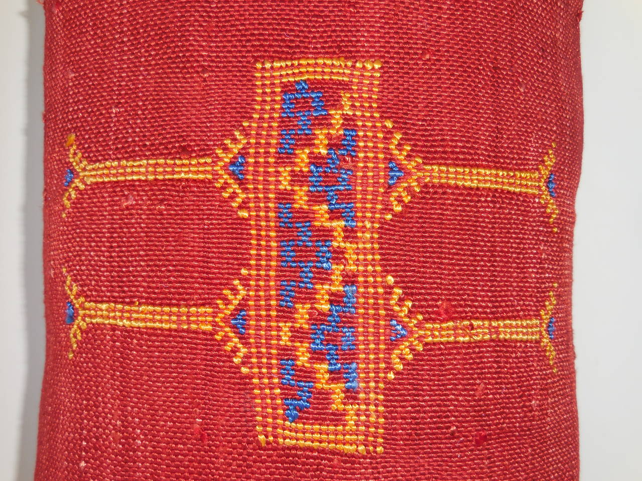 Embroidered Pair of Silk Embroidery Pillows