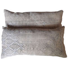 Pair Of Silk Pillows