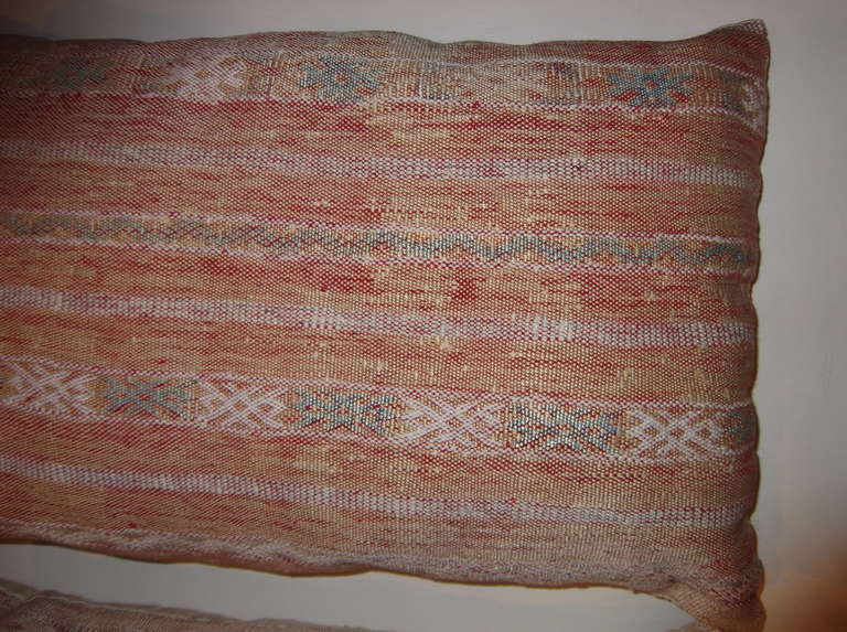 Pair of silk rugs pillows 3