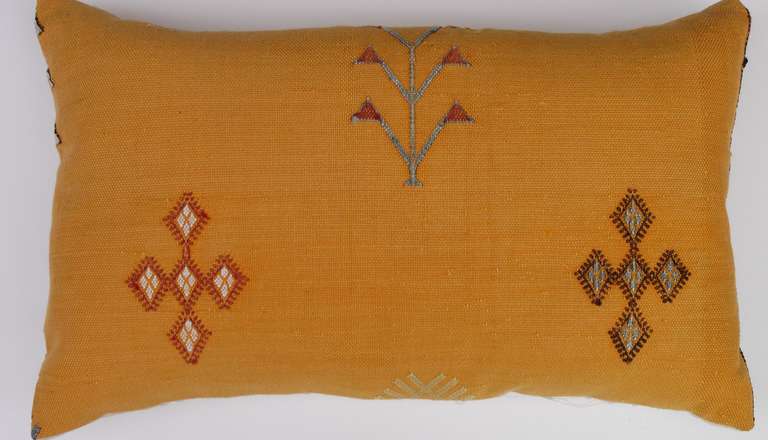 Silk Rug Fragment Pillow 1