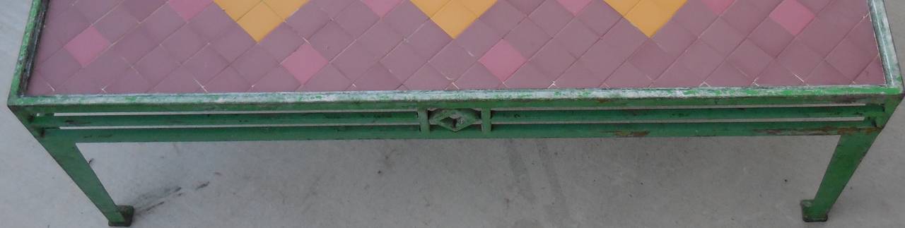 European Artistic Coffee Tile Table