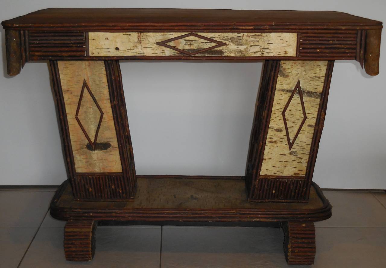  One Of A Kind Hand Made Artistic Desk In Excellent Condition In Delray Beach, FL