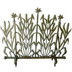 Iron fireplace screen Iron fireplace screen