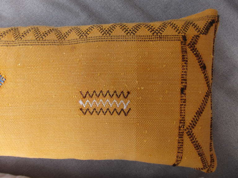 Silk Pair of silk rug fragment pillows
