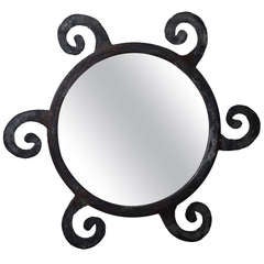 Artistic Iron Sun Mirror 3