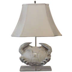 Ceramic Crab Table Lamp