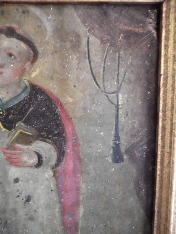 Antique Religious Oil Painting 1