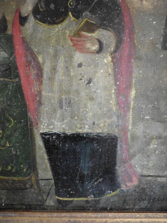 Antique Religious Oil Painting 2