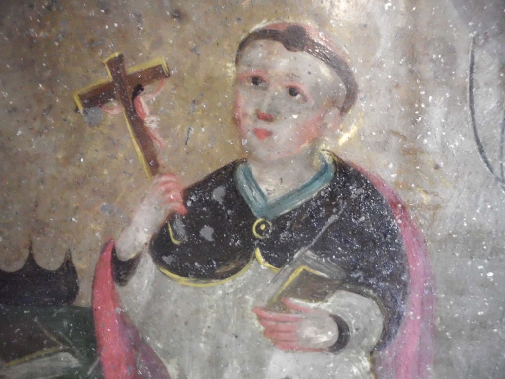 Antique Religious Oil Painting 3