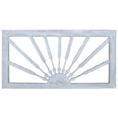 Large Wood Carved Wall Hanging 8