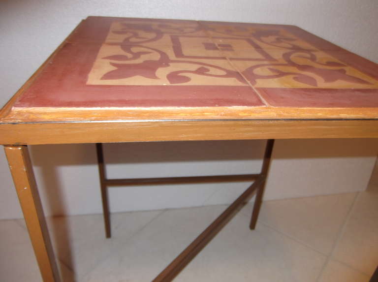 Iron Tile Table 4