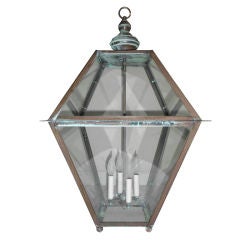 Beautiful Large Copper Hanging Lantern