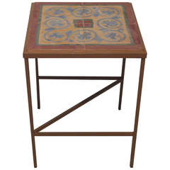 Iron Tile Table