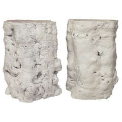 Antique Pair of Wood End Tables