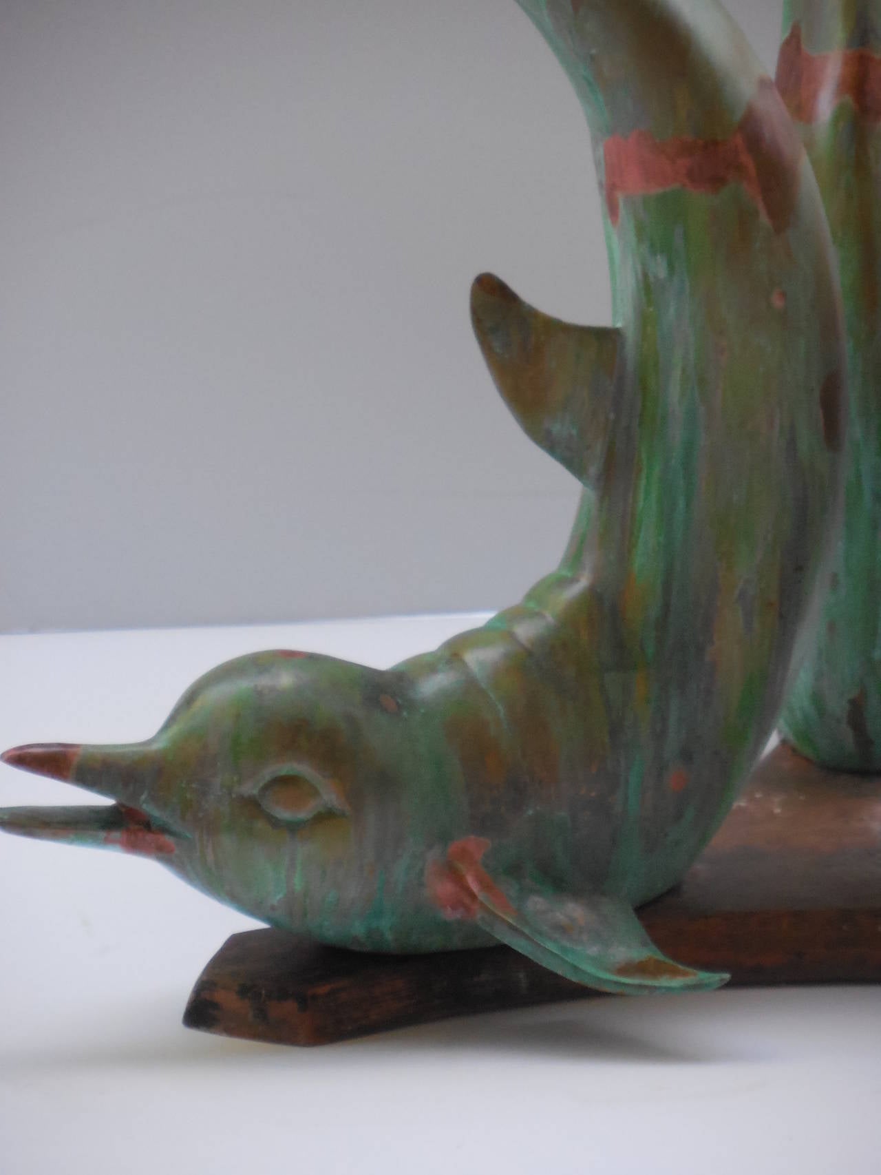 1960 Brass Dolphin Sculpture Coffee Table Base at 1stDibs dolphin