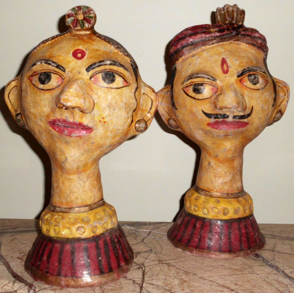 Papier mache puppets 4