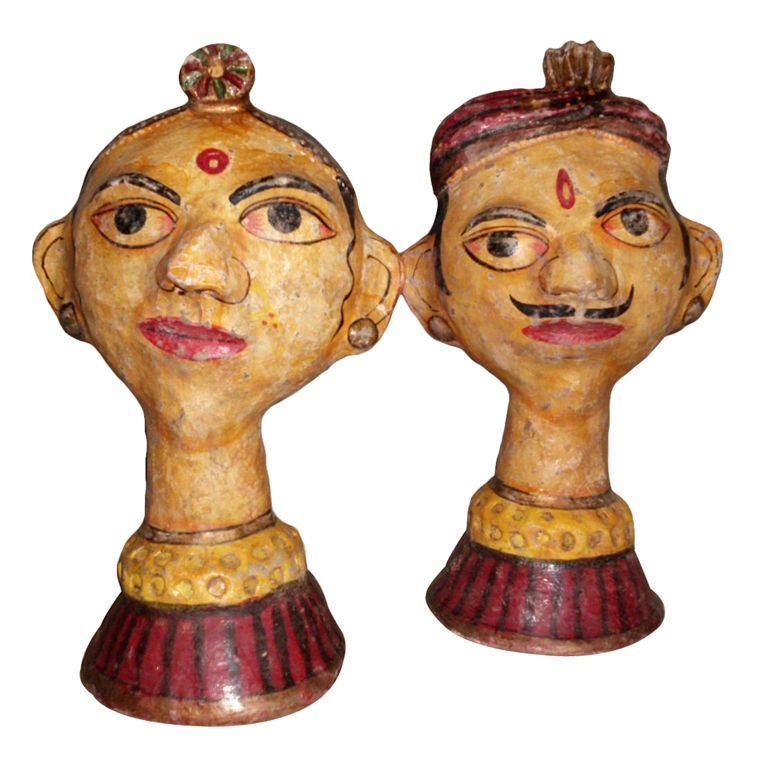Papier mache puppets
