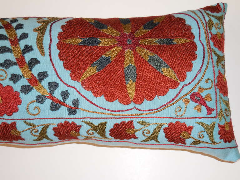 Pair of Suzani Fragment Pillows 1