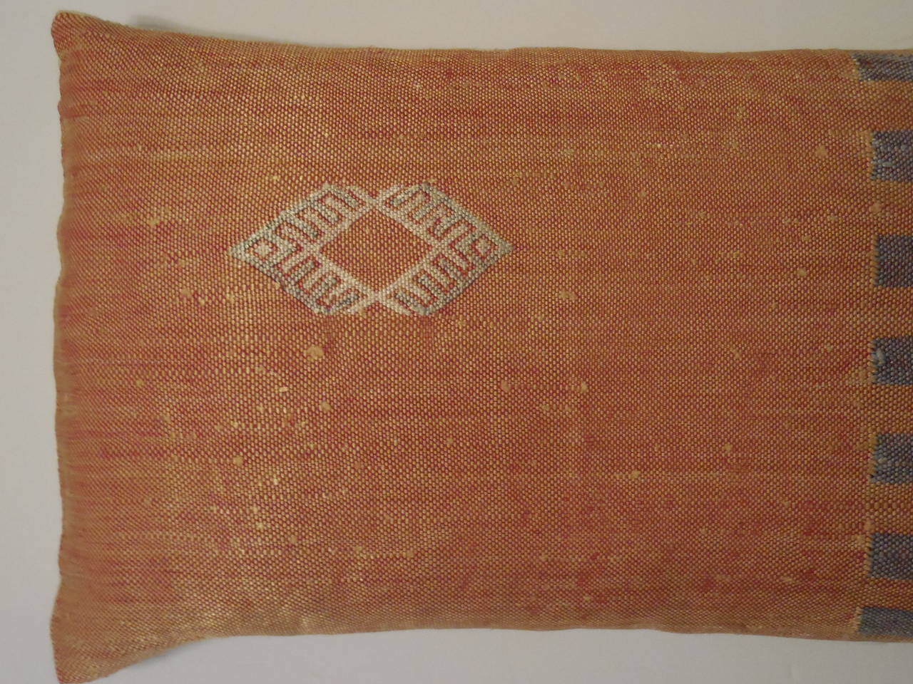 Pair of Silk Rug Fragment Pillows 2
