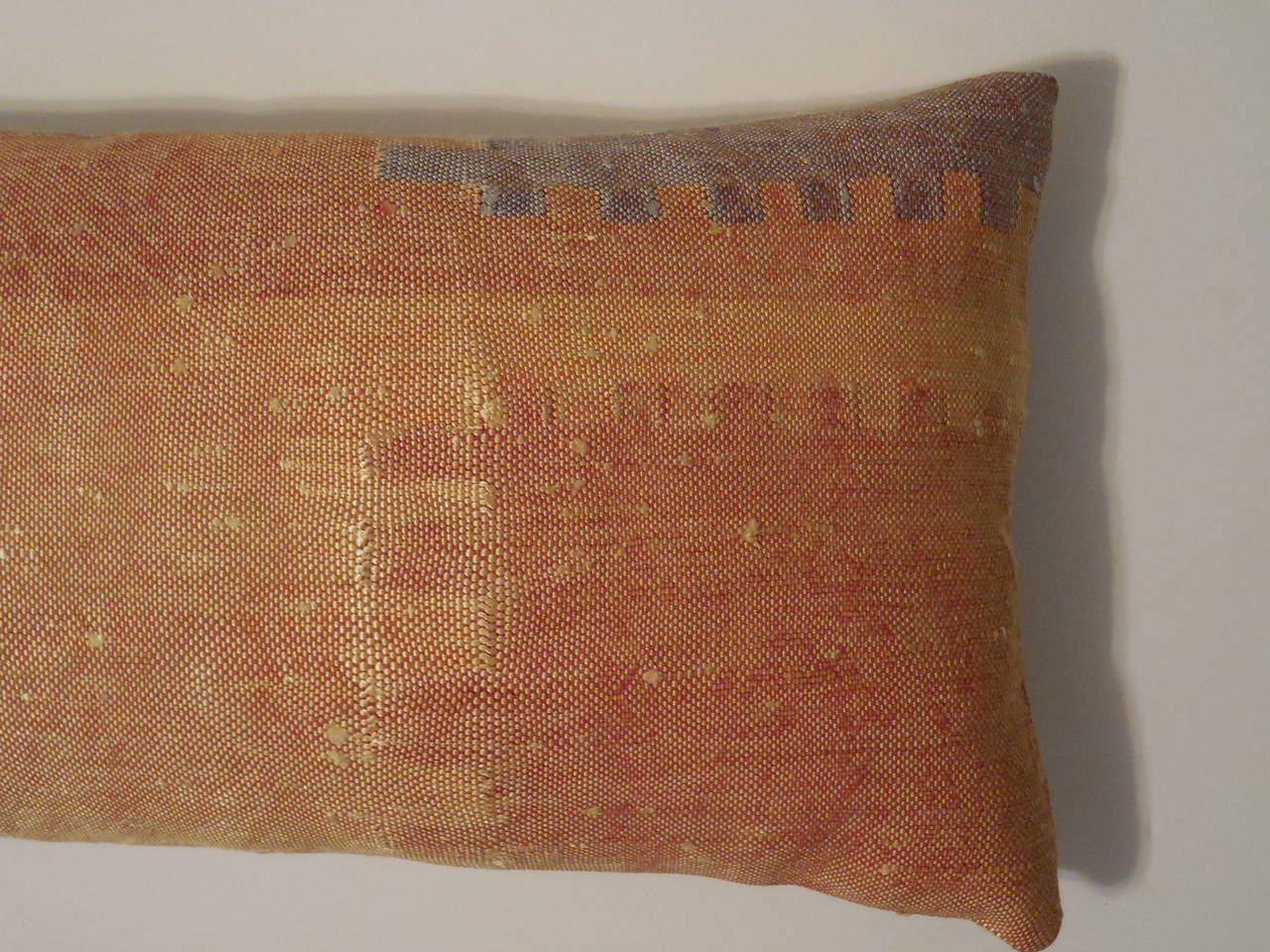 Pair of Silk Rug Fragment Pillows 5