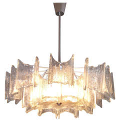 Retro Funky  Glass Chandelier