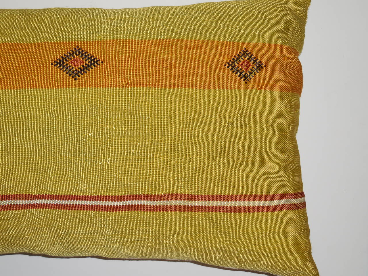 Pair of Silk Rug Fragments Pillows 4