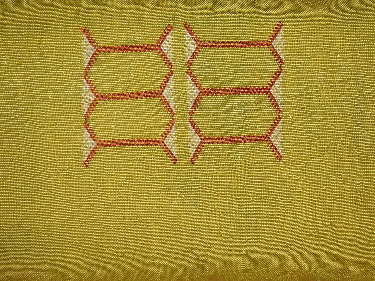 Pair of Silk Rug Fragments Pillows 2