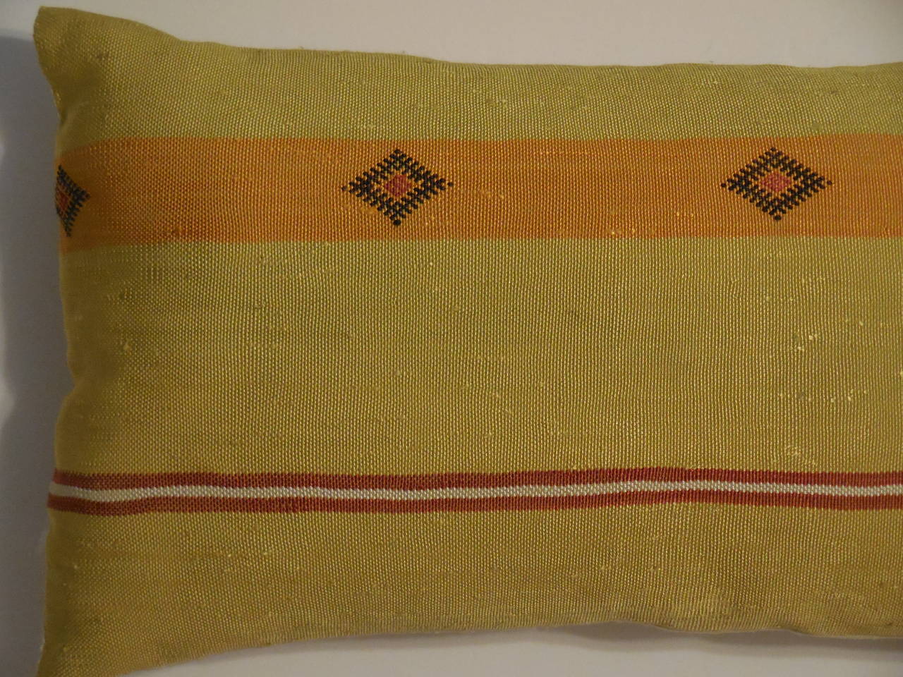 Pair of Silk Rug Fragments Pillows 3