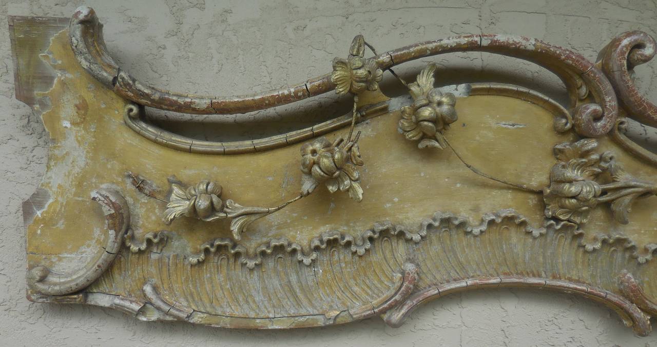 20th Century Large Antique Giltwood Wall Hanging