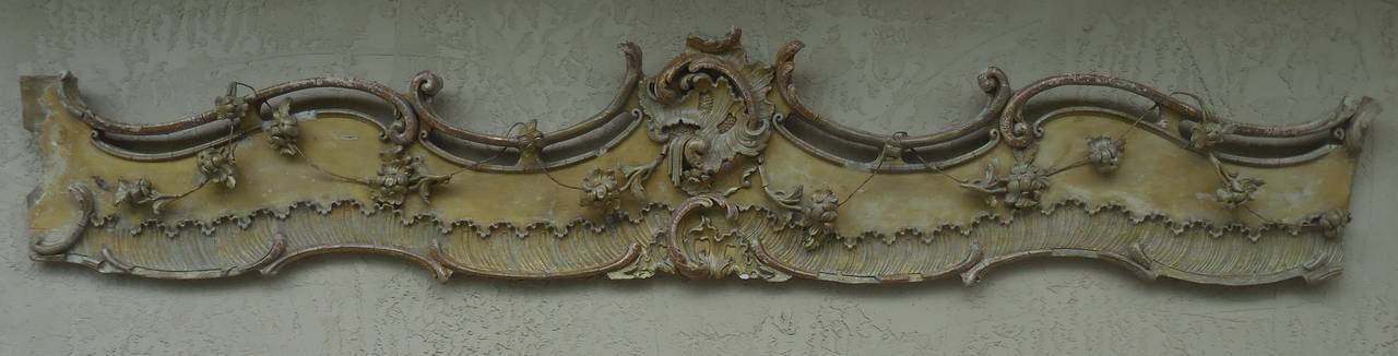 Large Antique Giltwood Wall Hanging 1