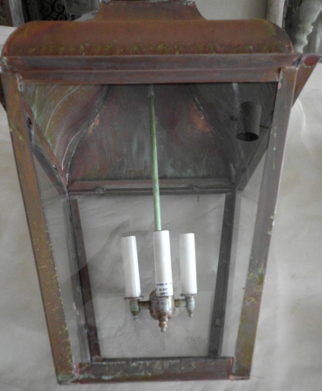 Large Copper Lantern 2