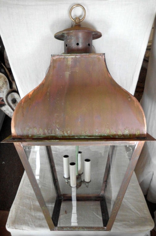 Large Copper Lantern 4
