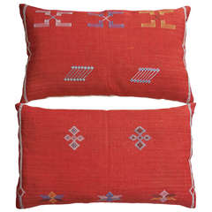Pair of Silk Pillows