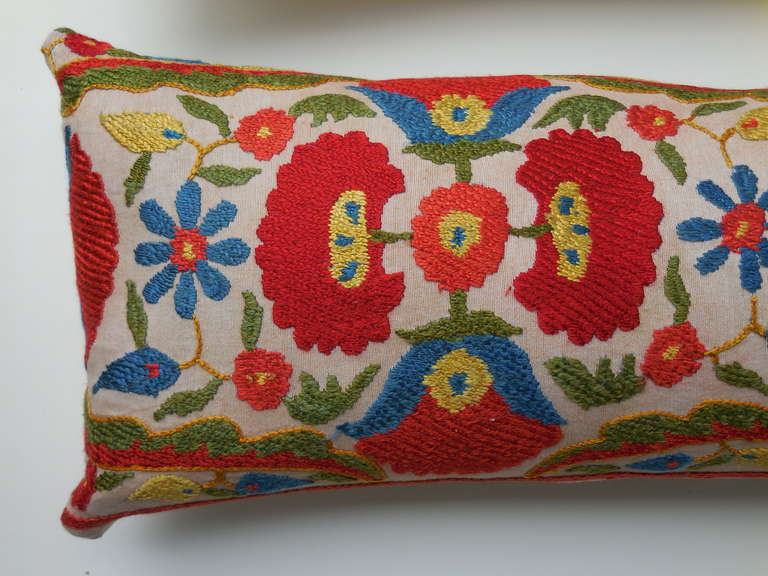 Silk Pair of Suzani Pillows