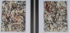Pair of 1980 Abstract Acrylic Paintings